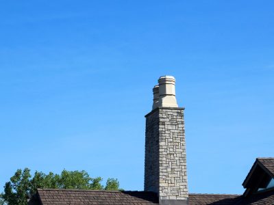 Tall Stone Chimney
